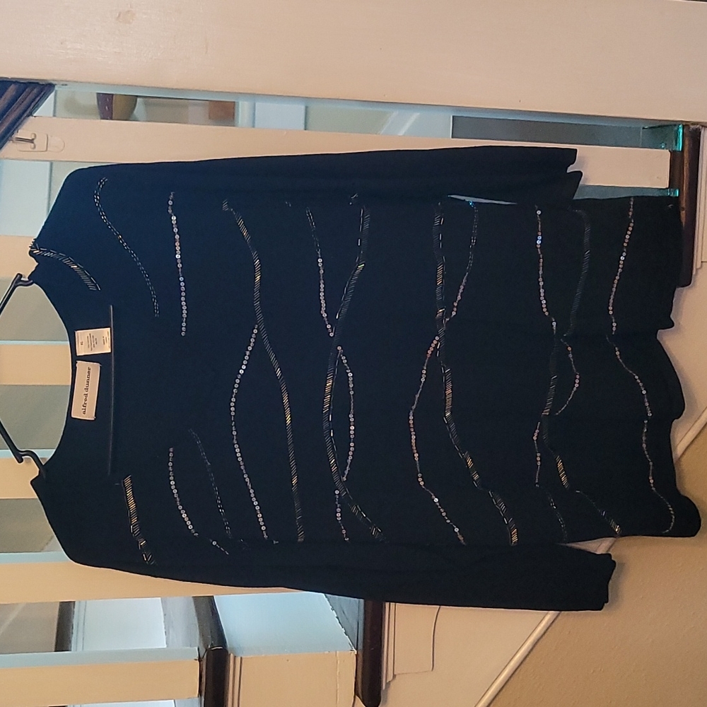 Alfred Dunner sweater with embellishments XL